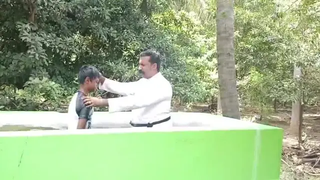 Baptism service (video)