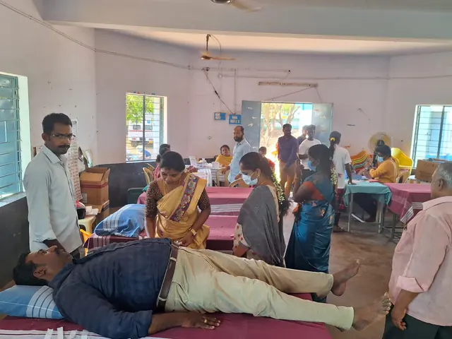 Voluntary blood donation camp