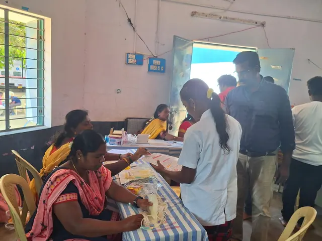 Voluntary blood donation camp