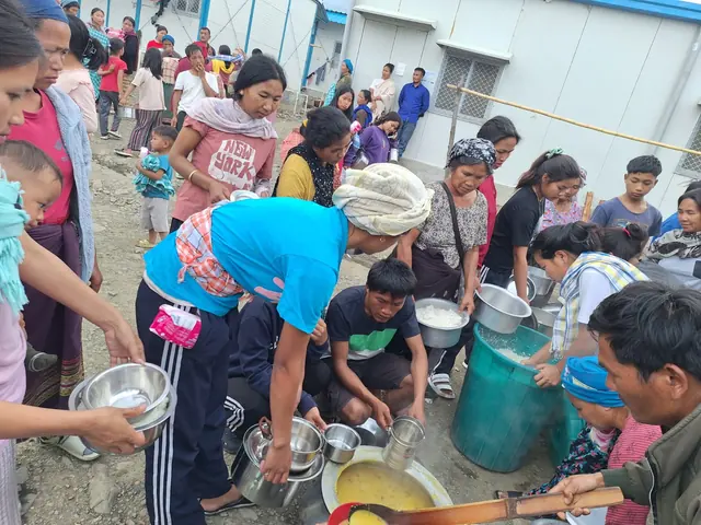 Manipur relief work